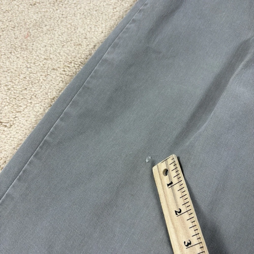 Vintage Polo Ralph Lauren Pleated Chino Pants Mens 36x30 Khaki Gray Cotton